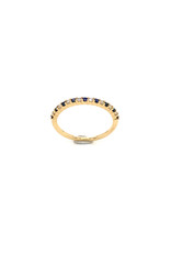 Private Label CvdK Private Label CvdK gouden ring diamant/saffier