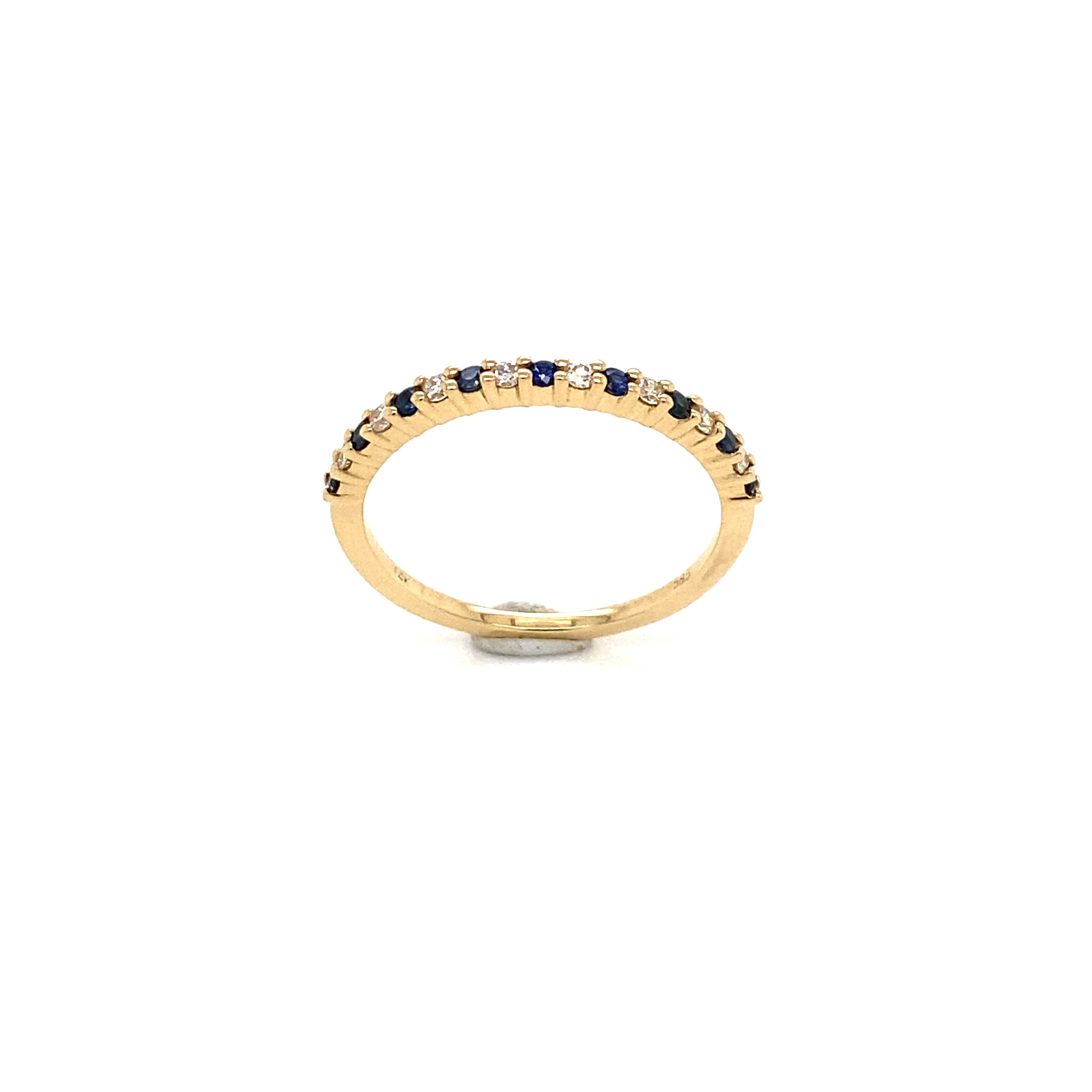 Private Label CvdK Private Label CvdK gouden ring diamant/saffier
