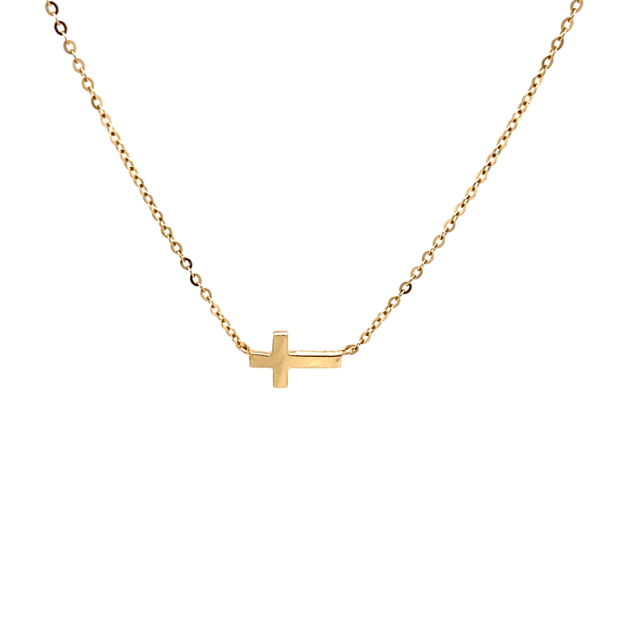 Private Label CvdK Private Label CvdK  gouden collier kruis
