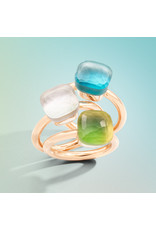 Pomellato Pomellato Nudo Classic ring in 18 krt. roségoud met sky blue topaas gelé