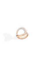 Pomellato Pomellato Fantina ring in 18 krt. roségoud met witte diamanten