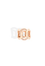 Pomellato Pomellato Brera ring in 18 krt. roségoud met cognac diamanten