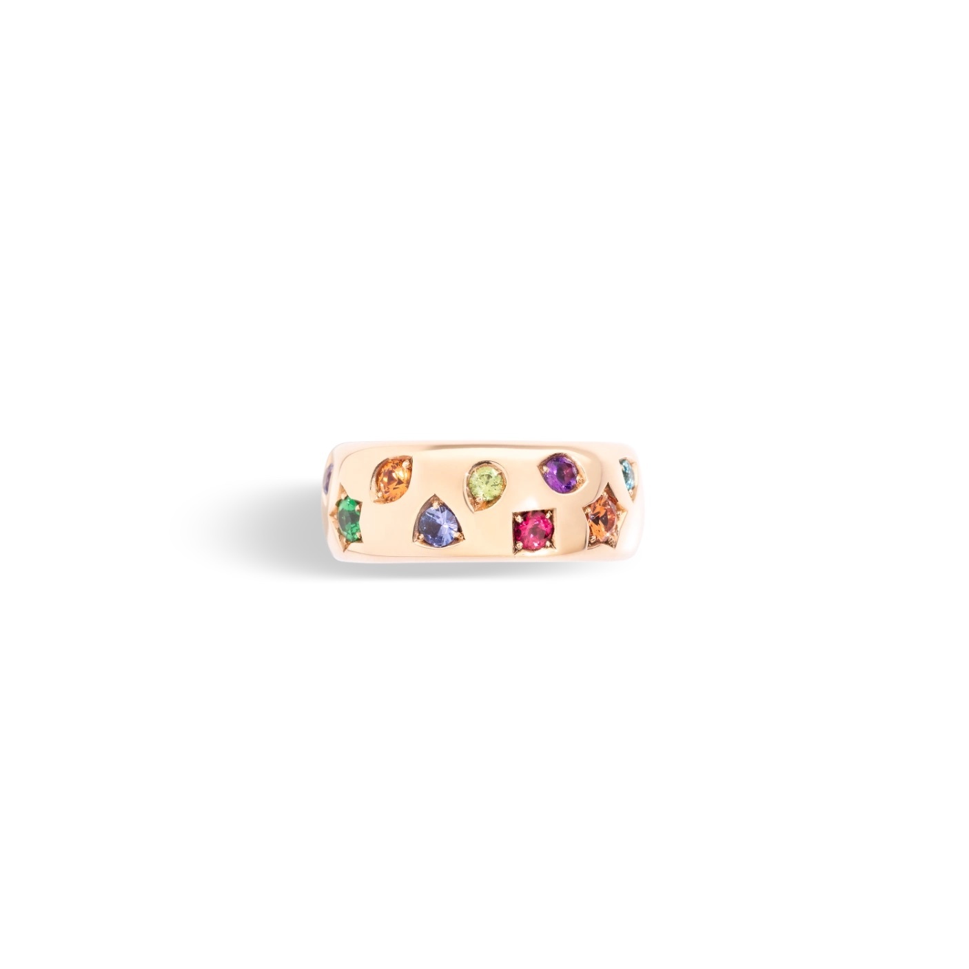 Pomellato Pomellato Iconica ring in 18 krt. roségoud met edelstenen