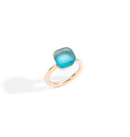 Pomellato Pomellato Nudo Classic ring sky blue topaas gelé