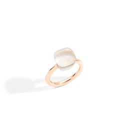 Pomellato Pomellato Nudo Classic ring met witte topaas gelé