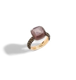 Pomellato Nudo Maxi ring met maansteen en diamanten