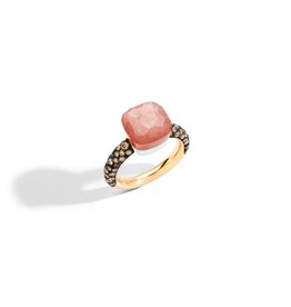 Pomellato Pomellato Nudo Classic ring met maansteen en diamanten