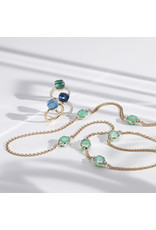 Pomellato Pomellato Nudo Classic ring in 18 krt. roségoud met sky blue topaas gelé