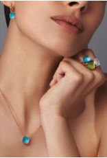 Pomellato Pomellato Nudo Classic ring in 18 krt. roségoud met sky blue topaas gelé