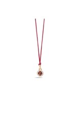 Pomellato Pomellato M'ama non M'ama hanger in 18 krt. roségoud met granaat en diamanten