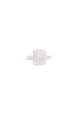 Pomellato Pomellato Sabbia ring in 18 krt. roségoud met witte diamanten