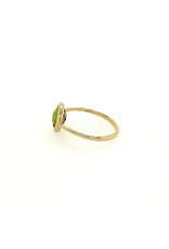 Italo Bottene Italo Bottene ring in 14 krt. geelgoud met peridot