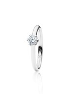 Capolavoro Capolavoro ring in 18 krt. witgoud met diamant