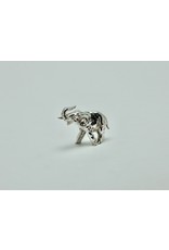 Miniatuur van een olifant in 925 zilver, 38 mm