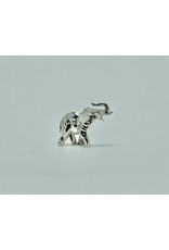 Miniatuur van een olifant in 925 zilver, 38 mm