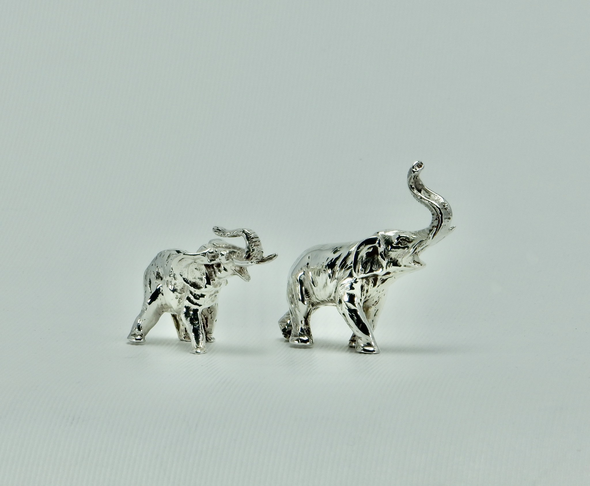 Miniatuur van een olifant in 925 zilver, 38 mm