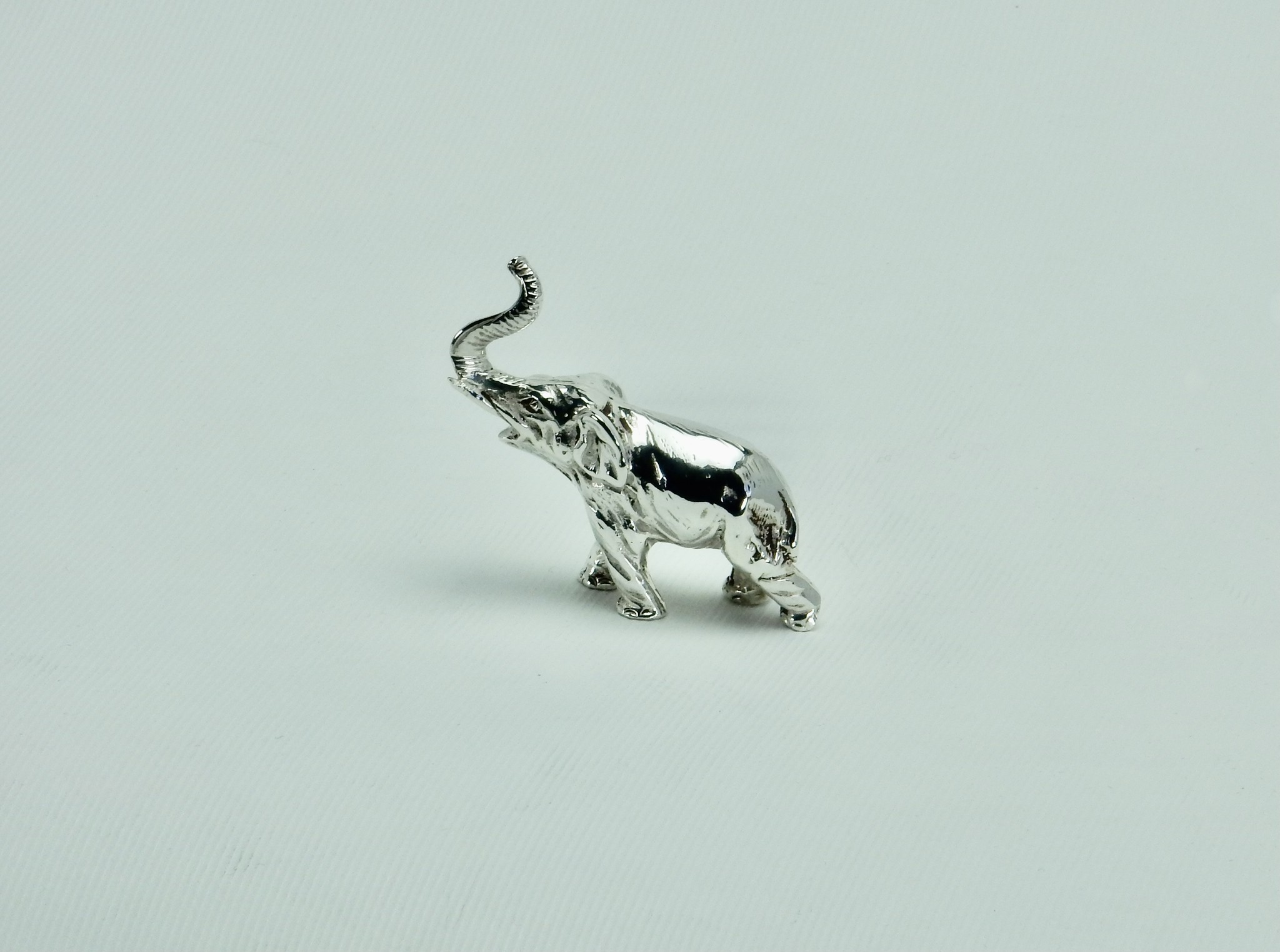 Miniatuur van een olifant in 925 zilver, 45 mm