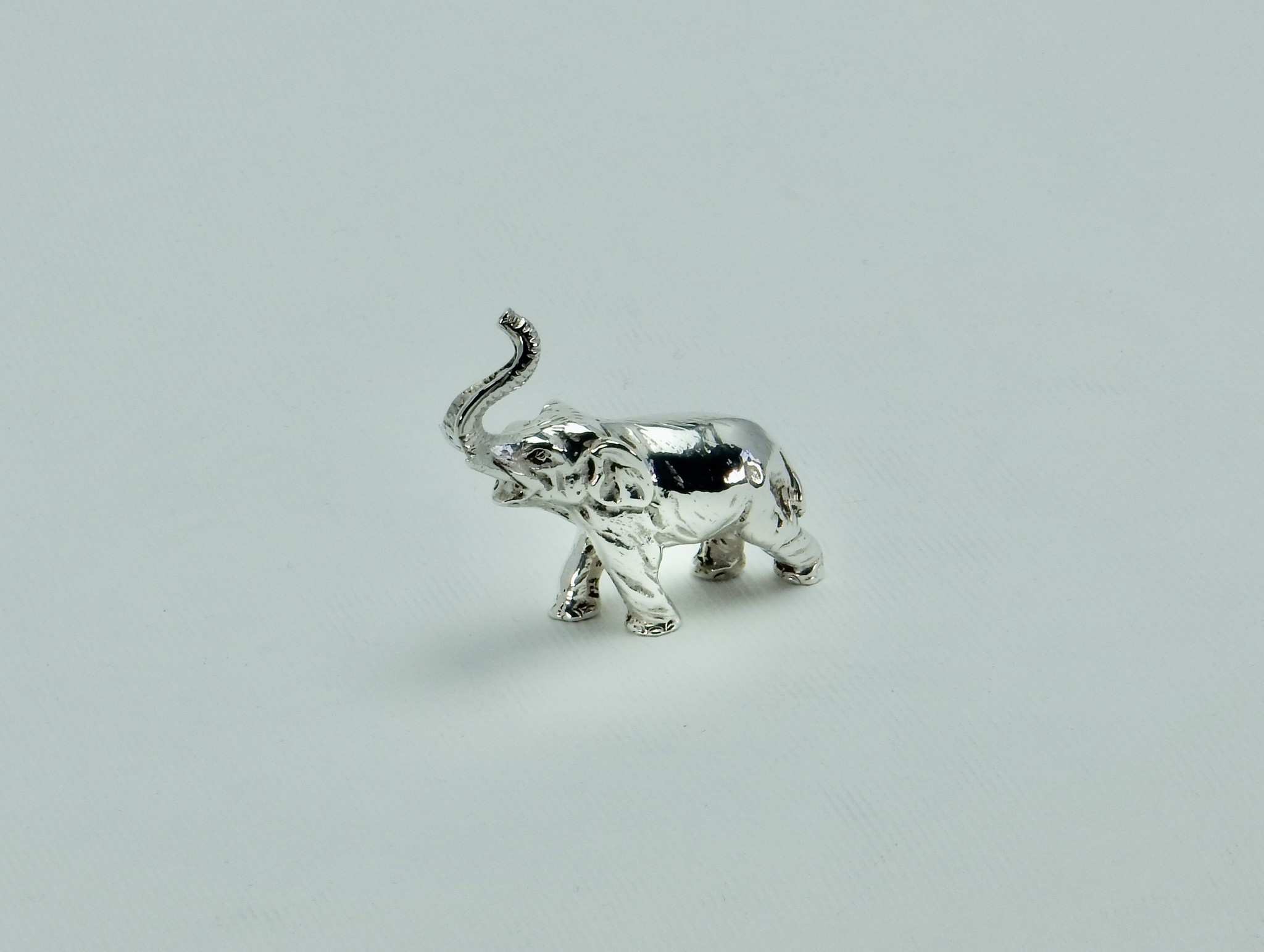 Miniatuur van een olifant in 925 zilver, 45 mm