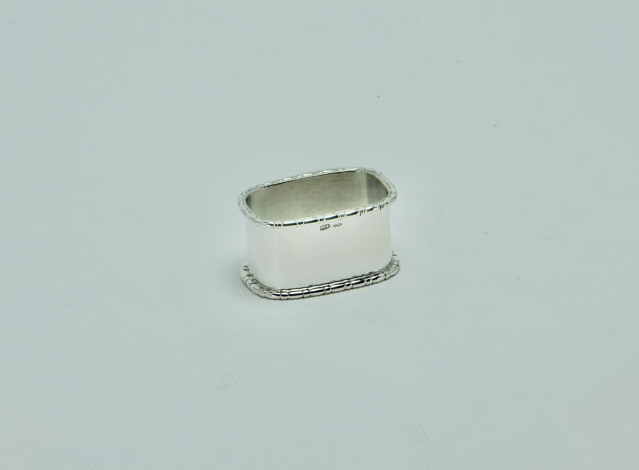 Vingerdoekring / servetring 925 zilver, 36 mm breed