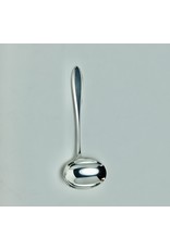 Paplepel / dwarslepel in 925 zilver, 127 mm lang