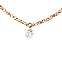 Private Label CvdK Private label CvdK collier met diamant