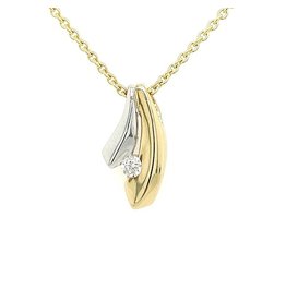 Private Label CvdK Private label CvdK collier met diamant
