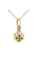 Private Label CvdK Private label CvdK hanger/bedel in 14 krt. geelgoud