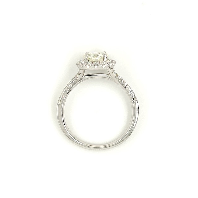 Private Label CvdK Private Label CvdK entourage ring in 18 krt. witgoud met diamanten