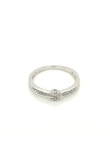 Private Label CvdK Private Label CvdK ring in 14 krt. witgoud met diamanten