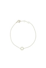 Private Label CvdK Private label CvdK armband in 14 krt. witgoud met diamanten