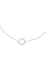 Private Label CvdK Private label CvdK armband in 14 krt. witgoud met diamanten