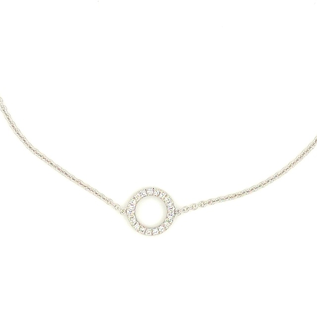 Private Label CvdK Private label CvdK armband in 14 krt. witgoud met diamanten
