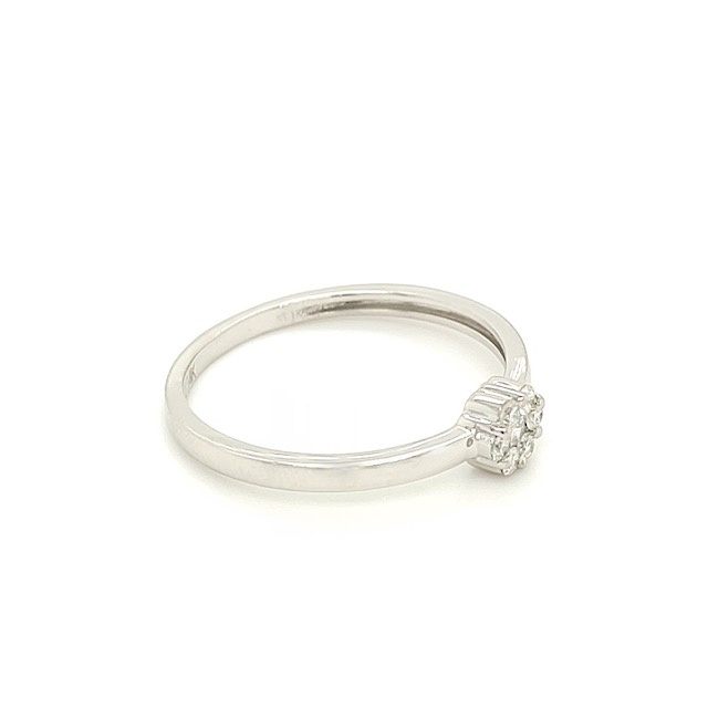 Private Label CvdK Private Label CvdK ring in 14 krt. witgoud met diamanten