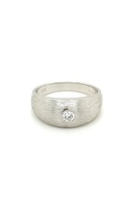 Private Label CvdK Private Label CvdK ring in 14 krt. witgoud met diamant