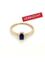 Private Label CvdK Private Label CvdK ring in 14 krt. geelgoud met zirkonia