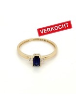 Private Label CvdK Private Label CvdK ring in 14 krt. geelgoud met zirkonia