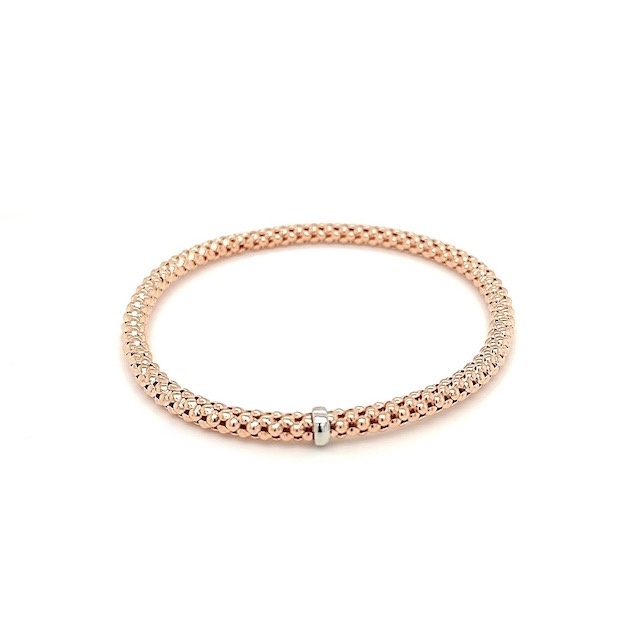 Private Label CvdK Private label CvdK armband in 14 krt. roségoud