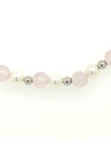 Private Label CvdK Private label CvdK parel armband met 14 krt. witgoud