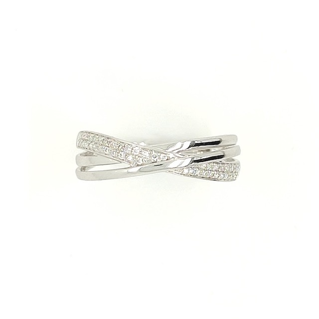Private Label CvdK Private Label CvdK ring in 18 krt. witgoud met diamant