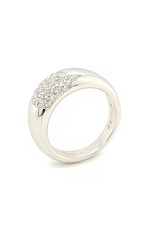 Leo Pizzo Leo Pizzo ring in 18 krt. witgoud met diamant