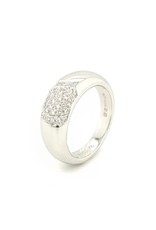 Leo Pizzo Leo Pizzo ring in 18 krt. witgoud met diamant