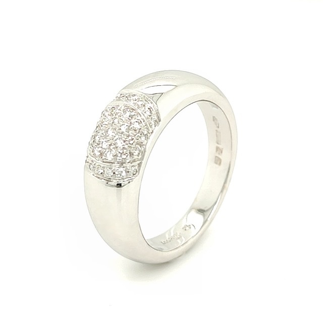 Leo Pizzo Leo Pizzo ring in 18 krt. witgoud met diamant