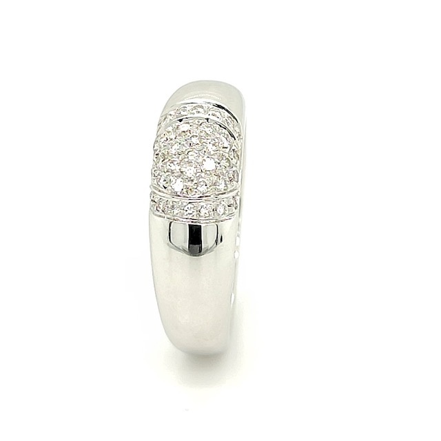 Leo Pizzo Leo Pizzo ring in 18 krt. witgoud met diamant