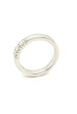 Private Label CvdK Private Label CvdK ring in 14 krt. witgoud met diamant