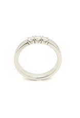 Private Label CvdK Private Label CvdK ring in 14 krt. witgoud met diamant