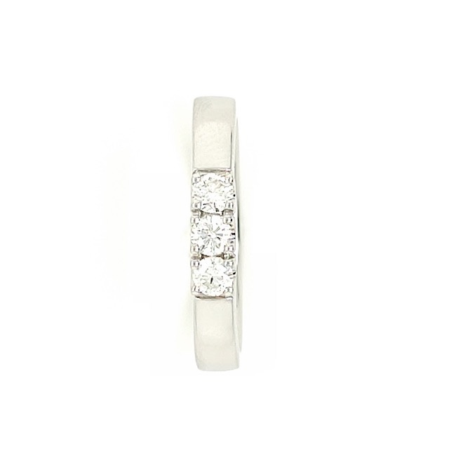 Private Label CvdK Private Label CvdK ring in 14 krt. witgoud met diamant