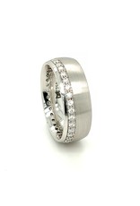 Private Label CvdK Private Label CvdK ring in 18 krt. witgoud met diamant