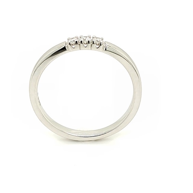 Private Label CvdK Private Label CvdK ring in 14 krt. witgoud met diamant