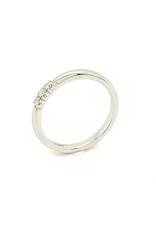 Private Label CvdK Private Label CvdK ring in 14 krt. witgoud met diamant