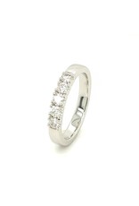 Private Label CvdK Private Label CvdK ring in 14 krt. witgoud met diamant
